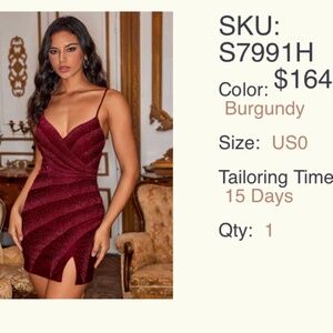 Homecoming/cocktail dress